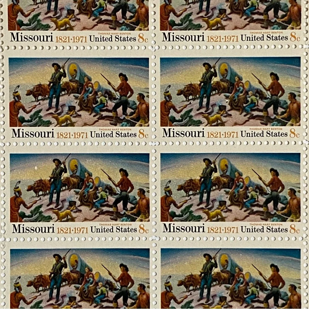 Missouri Stamps 1821 - 1971 US SCOTT 1426 Full Sheet Of 50 8 Cent MNH Vintage